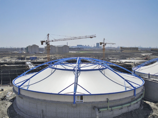 固原市污水池加盖膜结构体育看台 - 一站式服务